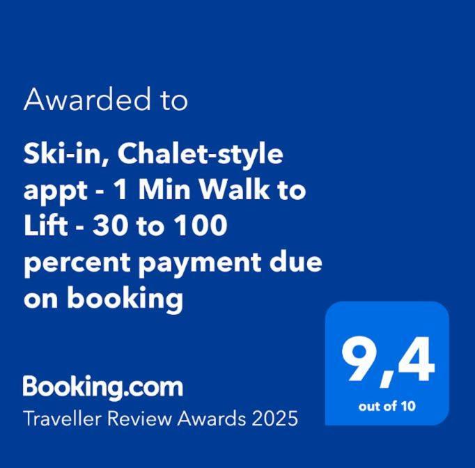 Ski-in, Chalet-style Appt - 1 Min Walk To Lift Verbier